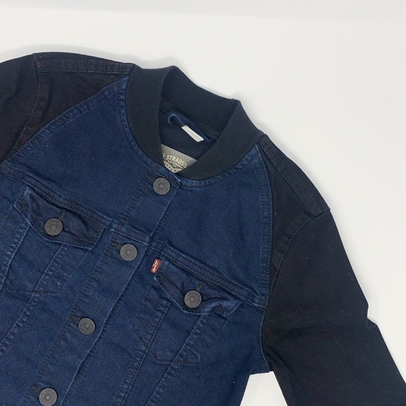 Levi’s Denim Jean Jacket Ribbed - Picture 1 of 4